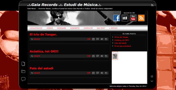 Novo site da JMT