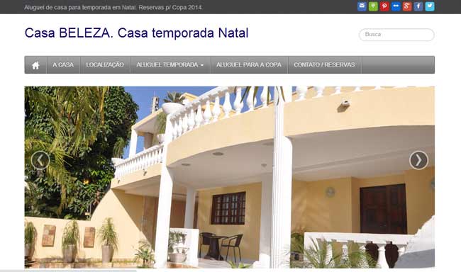 Casa BELEZA. Casa temporada Natal